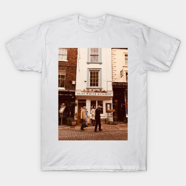 Flat White Kitchen Durham T-Shirt by mywanderings